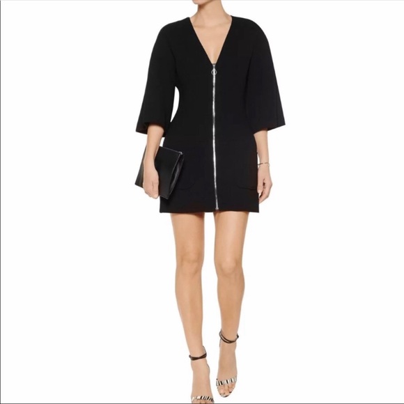 Alexis Dresses & Skirts - ALEXIS Dominique Black Wool Mini Dress Sz S